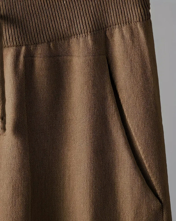 Sofia Cozy Knit Two-Piece Set with Long Sleeves