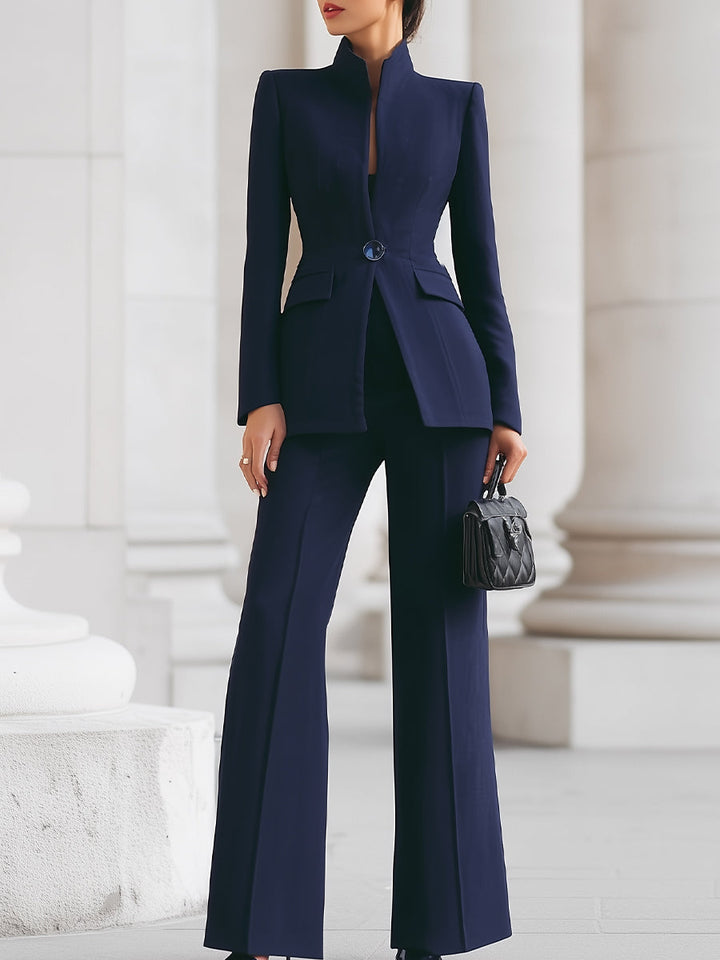 Isabella Elegant Tailored Pantsuit