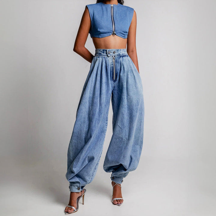 Gianna Oversized High-Waist Jeans