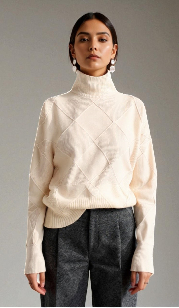 Giada Elegant High-Neck Sweater
