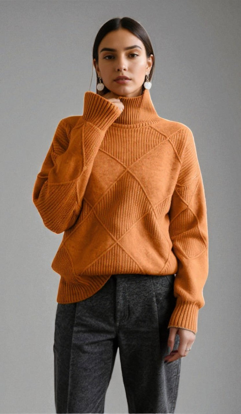 Giada Elegant High-Neck Sweater