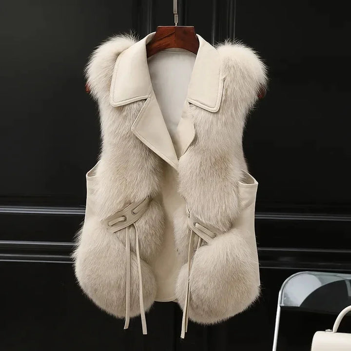 Clara Elegant Faux Fur Vest