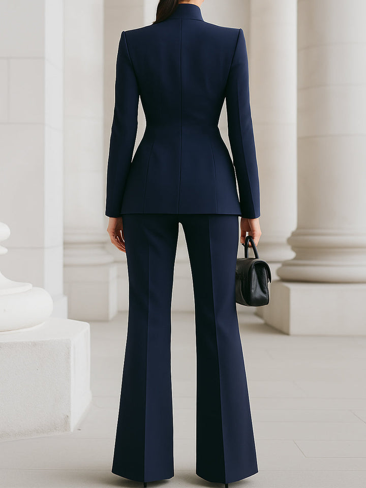 Isabella Elegant Tailored Pantsuit