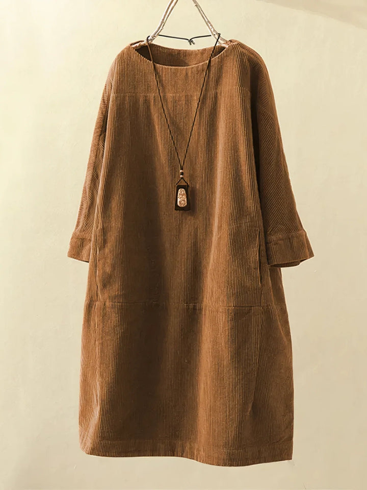 Mandy | Corduroy Tunic Dress